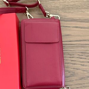 Elegant Red Crossbody Bag